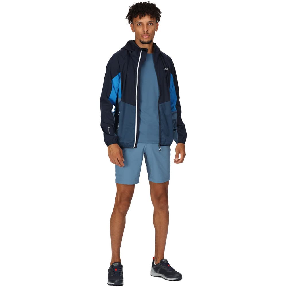 Regatta Tarvos VI Softshelljacke Herren mit Kapuze L Blau, L Blau