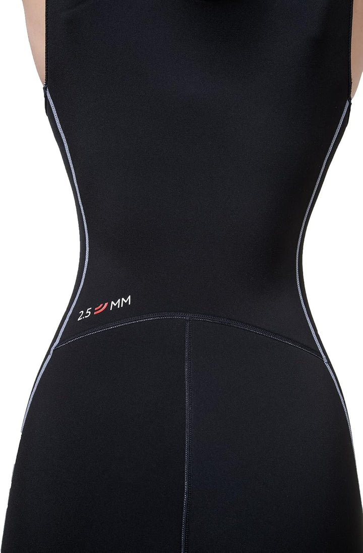 Cressi Base Layer Shorts Vest Lady 2.5mm - Unteranzug für Frau, Schwarz Schwarz XS, Schwarz XS