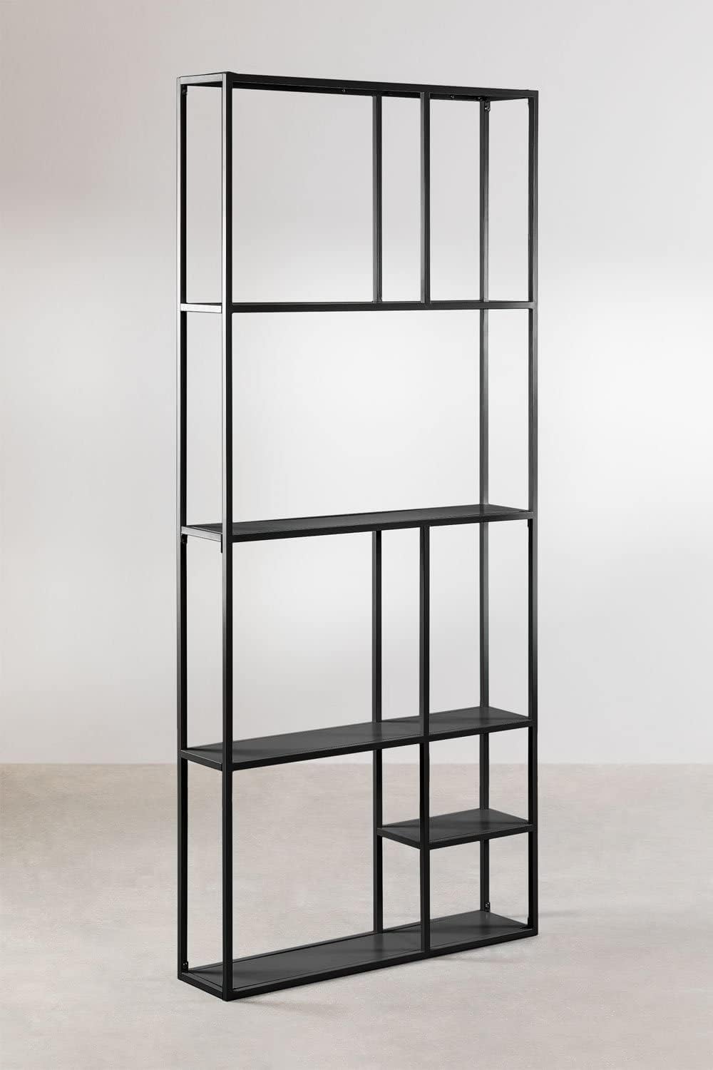 SKLUM Modulares Wandregal aus Stahl (80 cm) Thura - Sch. Carbon, Sch. Carbon