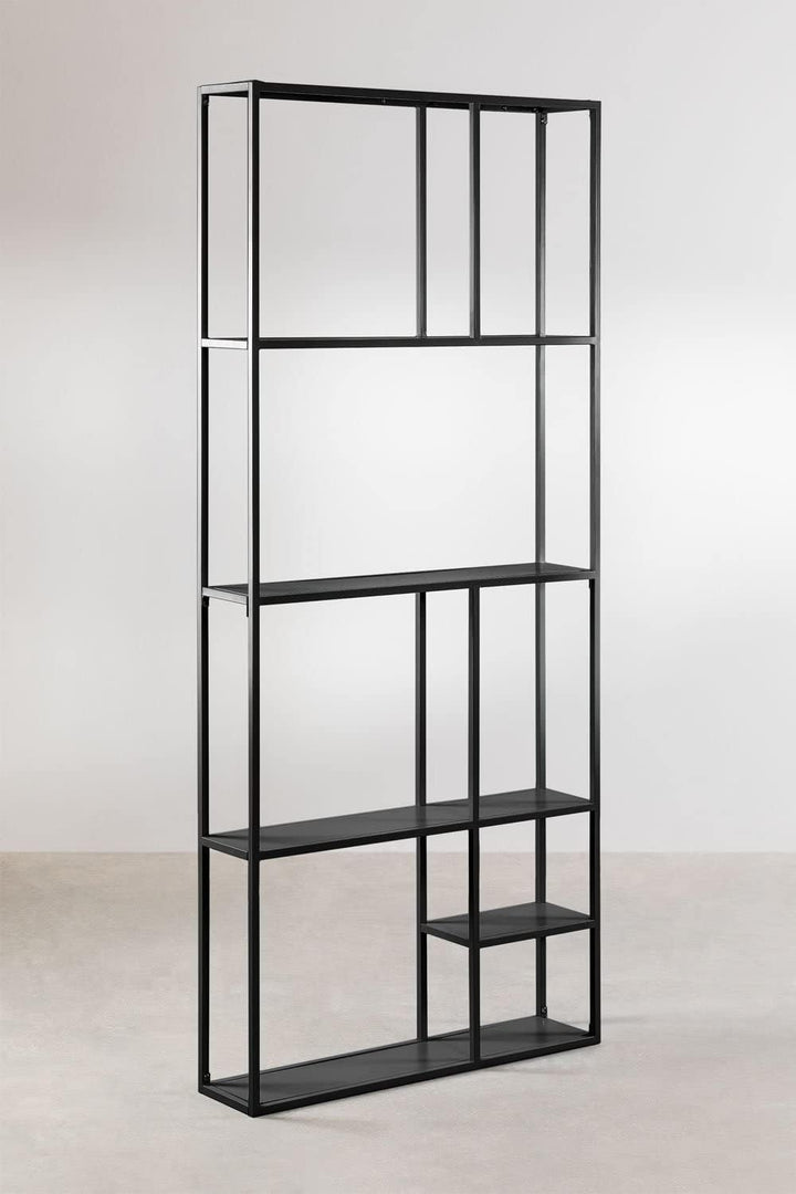 SKLUM Modulares Wandregal aus Stahl (80 cm) Thura - Sch. Carbon, Sch. Carbon