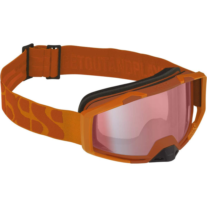 IXS Unisex Trigger MTB/BMX/E-Bike Maske Einheitsgrösse Orange / Rosa., Einheitsgrösse Orange / Rosa.