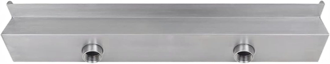 Festnight Pool Wasserfall 90 cm Schwalldusche Edelstahl Brunnen Schwallbrause Pool Wasserschwall Poo