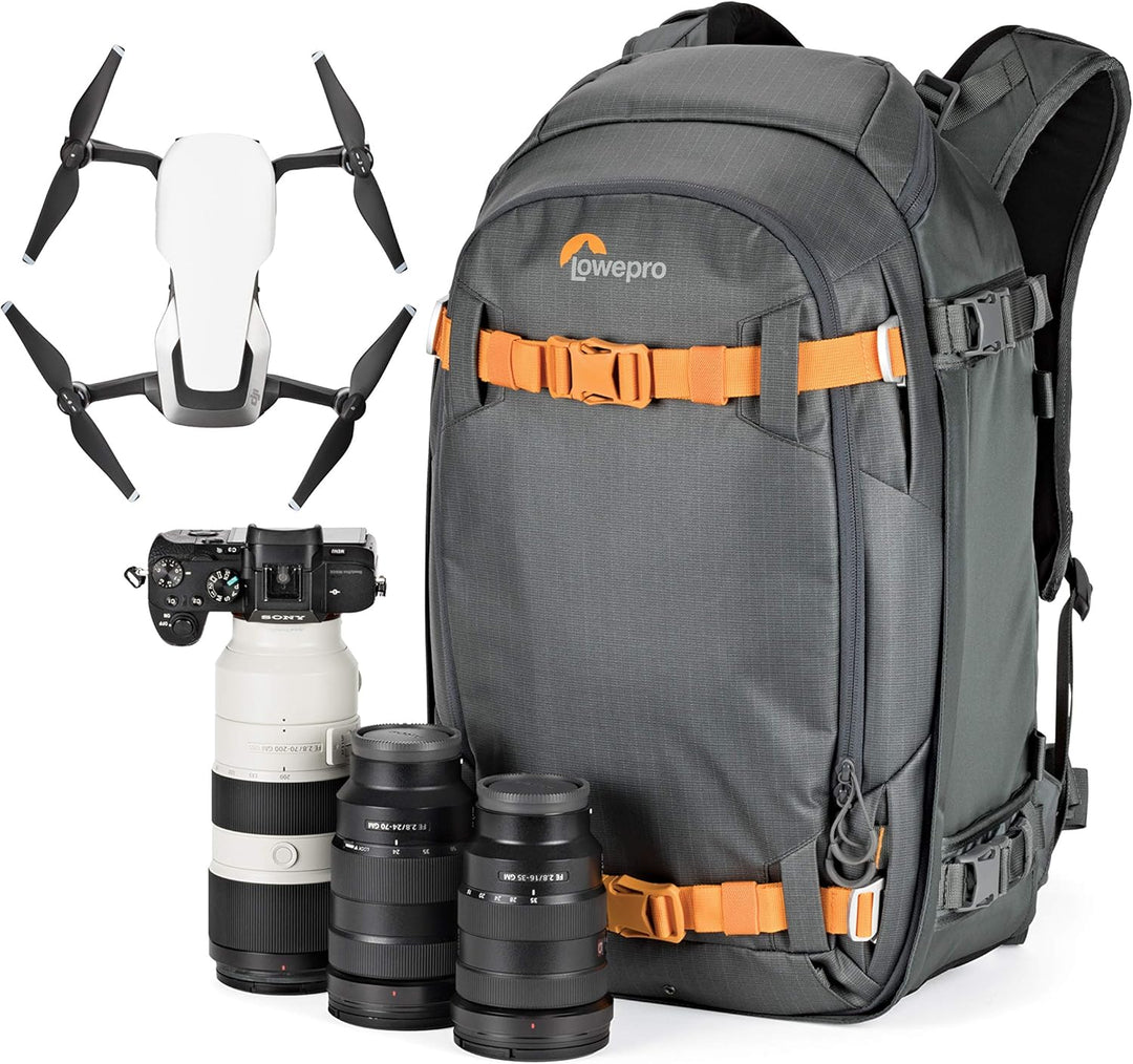 Lowepro Whistler 350 AW II, 4-Jahreszeiten-Kamerarucksack aus Recycling-Materialien, Wetterfeste Hül