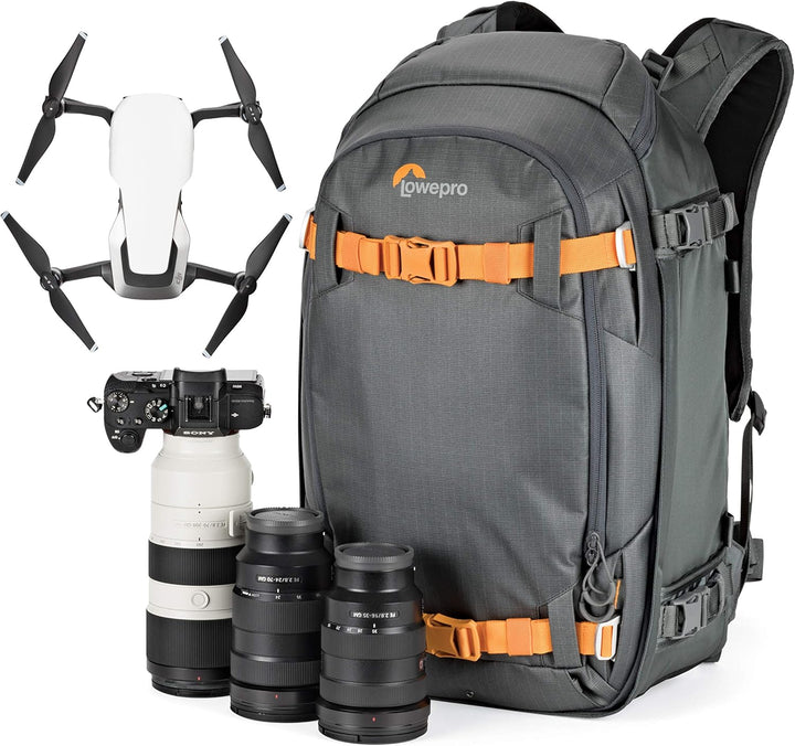 Lowepro Whistler 350 AW II, 4-Jahreszeiten-Kamerarucksack aus Recycling-Materialien, Wetterfeste Hül