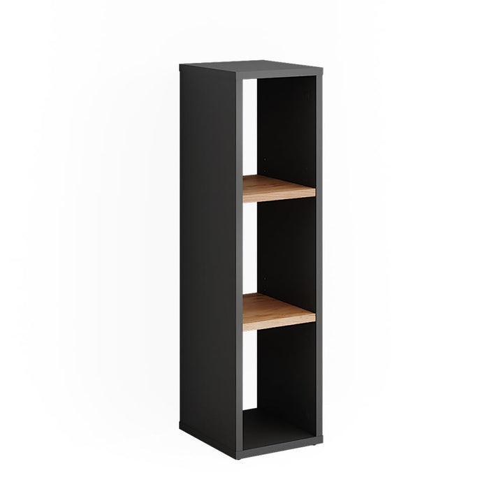 Vicco Standregal Orlando, Stauraumregal, Anthrazit/Goldkraft Eiche, 21.6 x 80.1 cm Anthrazit/Goldkra