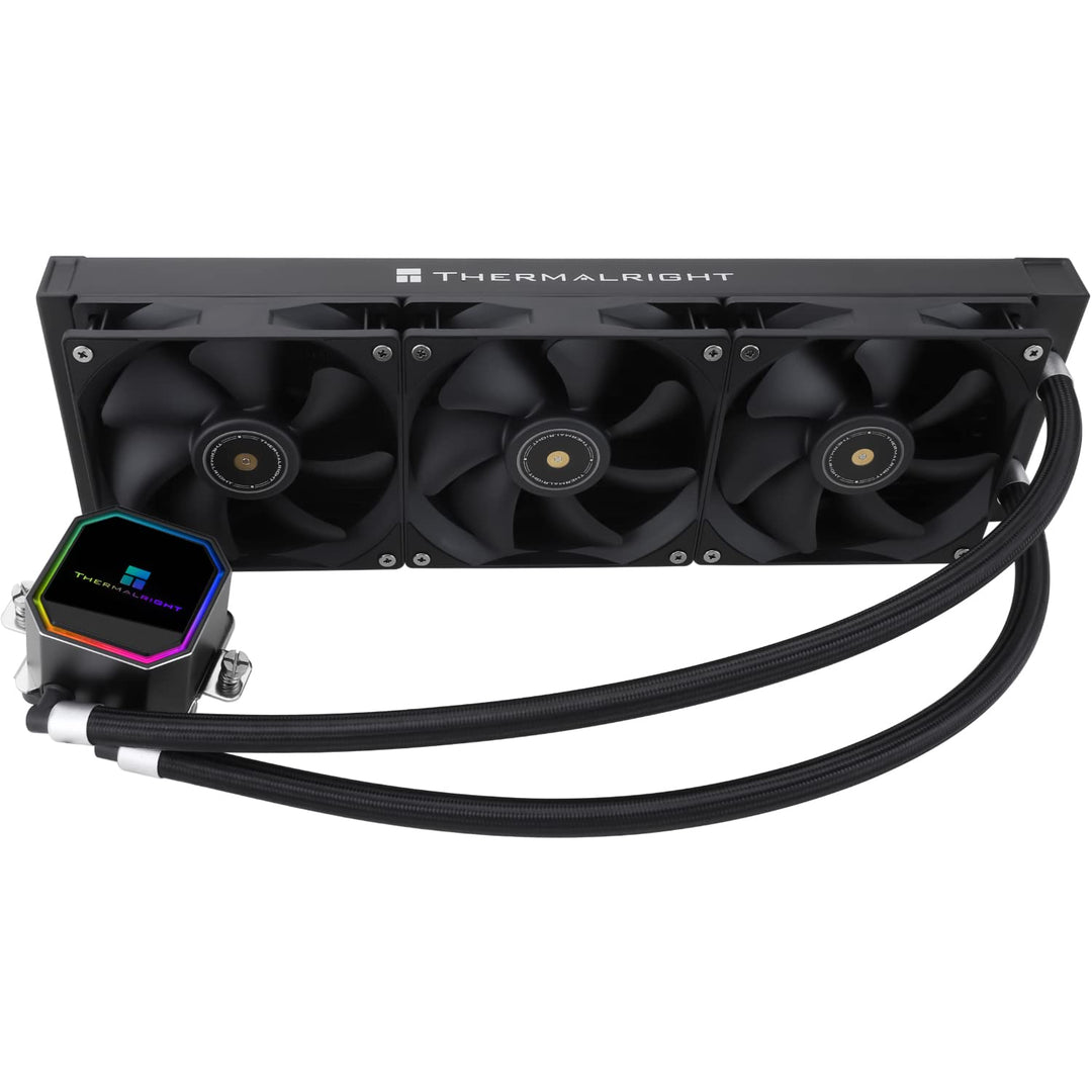 Thermalright Frozen Prism 360 Black AIO Wasserkühler, Flüssig-CPU-Kühler, 3×120mm PWM-Lüfter Wasser-