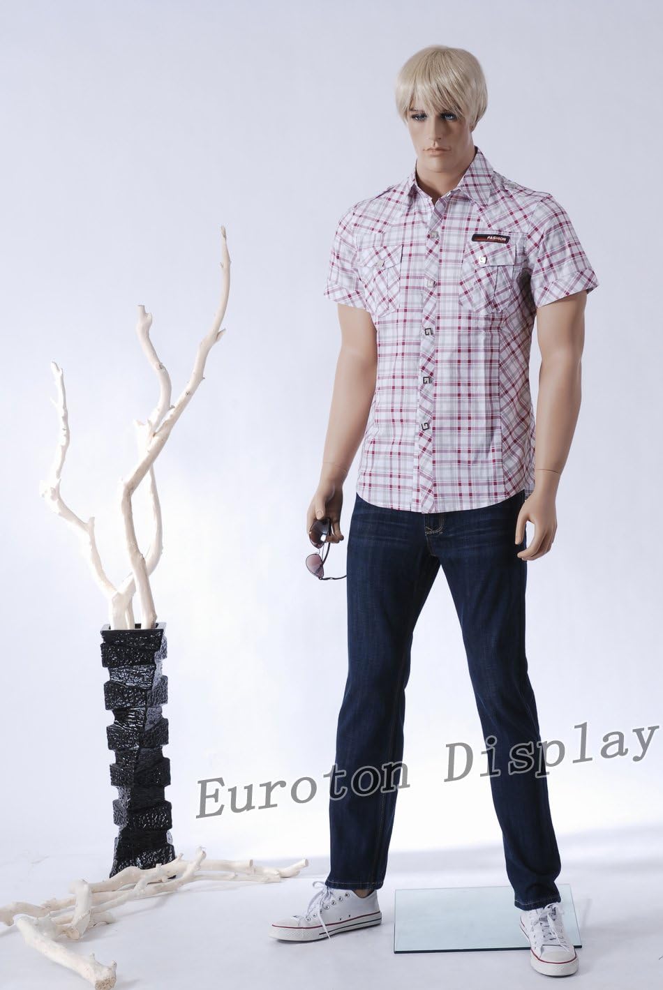 Euroton männliche Schaufensterpuppe Mannequin Figur männlich MH-1 Schaufensterfigur Mann Mannequin