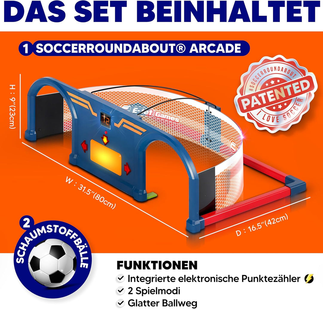E-Jet Fussball Kinder Spielzeug ab 6 7 8 9 10 Jahre, Fussball Spielzeug Geburtstags Geschenke für Ju