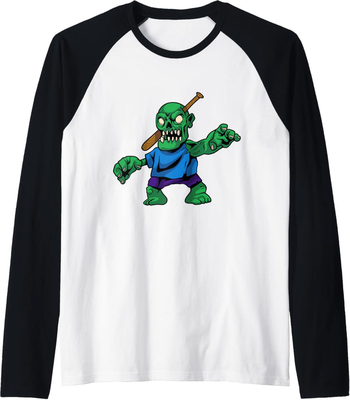 Zombies Gruselmonster - Monster Halloween Zombie Raglan