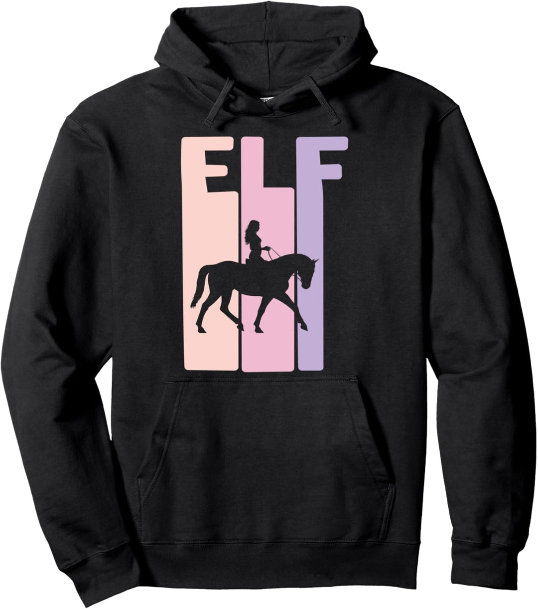 11. Geburtstag Geschenk Reiterin Pferde Fan 11 Jahre Mädchen Pullover Hoodie