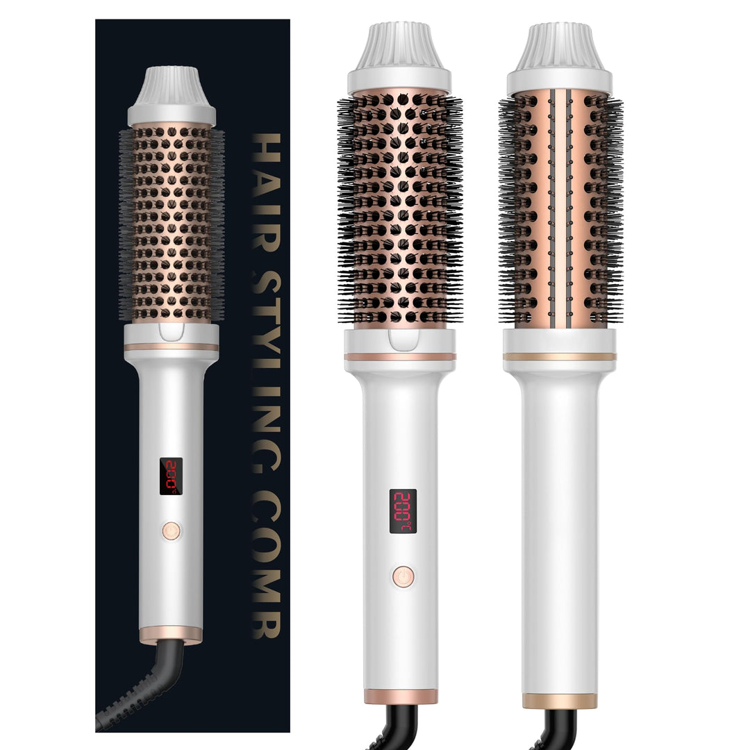 UMIGA Thermal Brush 38MM Thermobürste 120-200℃, Heated Round Brush 3 in 1, Erhöhen Sie das Haarvolum