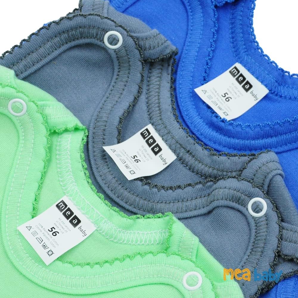 Unisex Baby Strampler mit Aufdruck aus 100% Baumwolle im 5er Pack. Baby Strampler für Mädchen Baby S