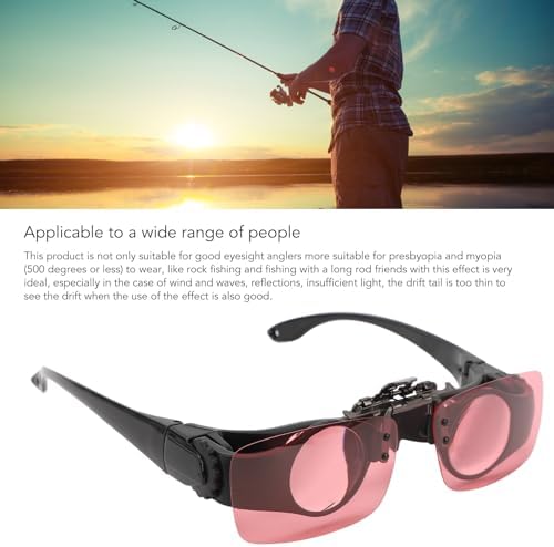 Freihändige Fernglasbrille mit 8-fachem Zoom, Teleskopbrille mit Manueller Fokussierung und CPL-Filt