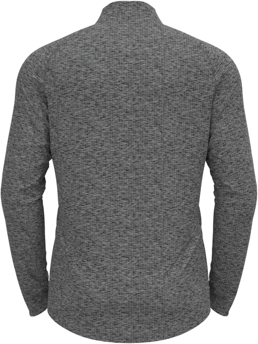 Odlo Herren FLI Half Zip Longsleeve XL Grey Melange, XL Grey Melange