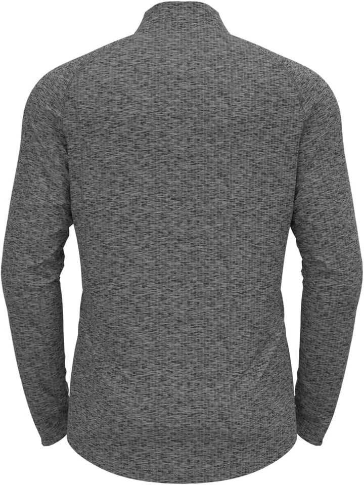 Odlo Herren FLI Half Zip Longsleeve XL Grey Melange, XL Grey Melange
