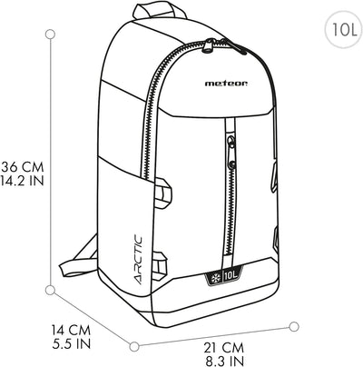 meteor X x 10 L Black/Gray, 10 L Black/Gray