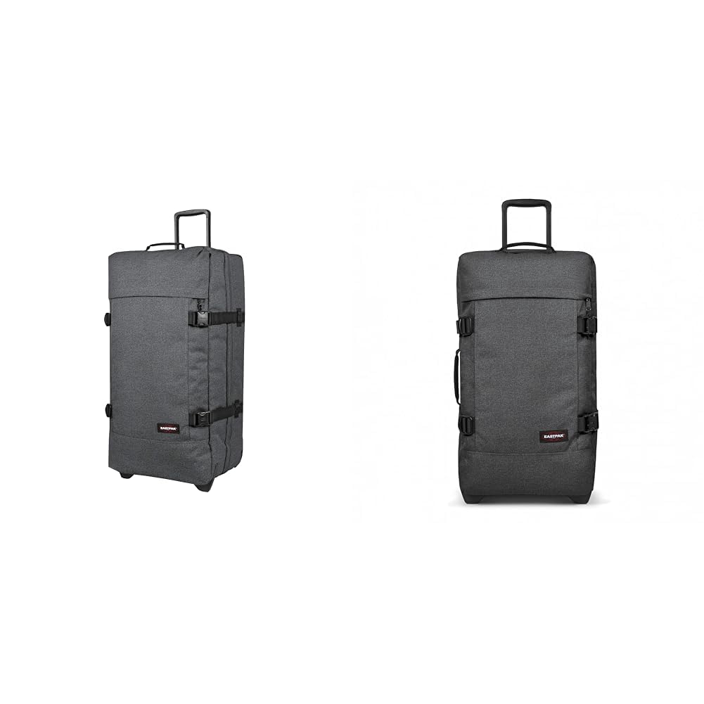 EASTPAK Tranverz Gepäck, Einheitsgrösse Black Denim Bundle mit M Koffer, 172 cm, Black Denim Bundle