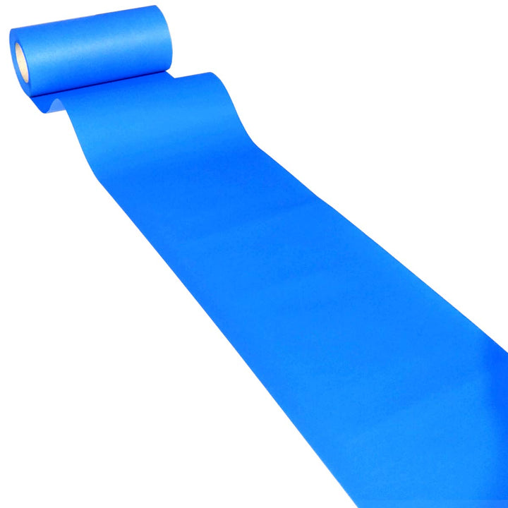 JUNOPAX Papier-Tischläufer 50m x 0,20m blau, nass- und wischfest Blau 50 m x 0,20 m, Blau 50 m x 0,2