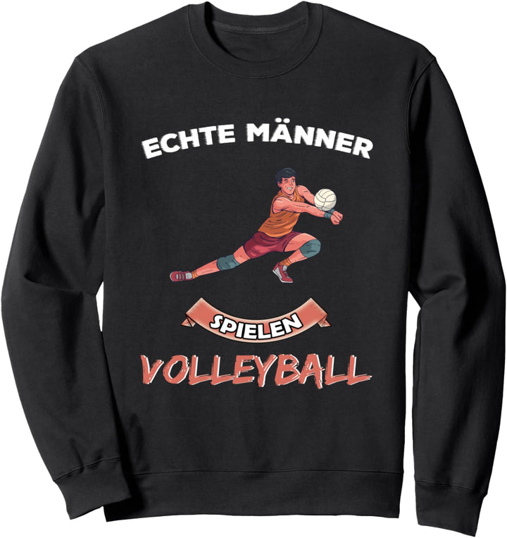 Volleyball Spruch Lustig Beachvolleyball Aufschlag Trikot Sweatshirt