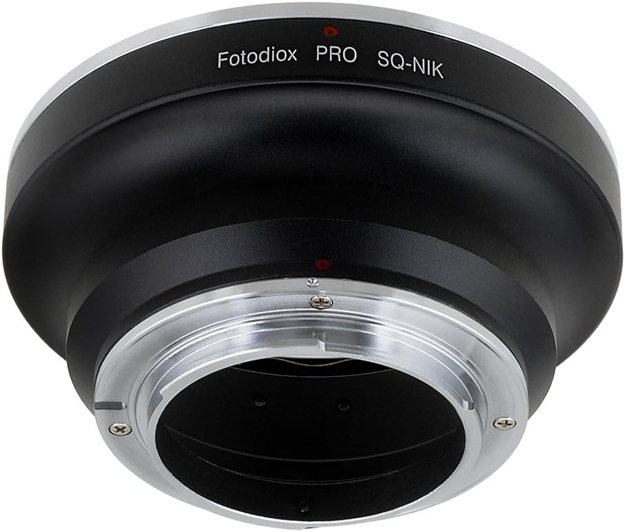 Fotodiox Pro Lens Mount Adapter Compatible Bronica SQ Lenses on Nikon F-Mount Cameras Bronica SQ Pro