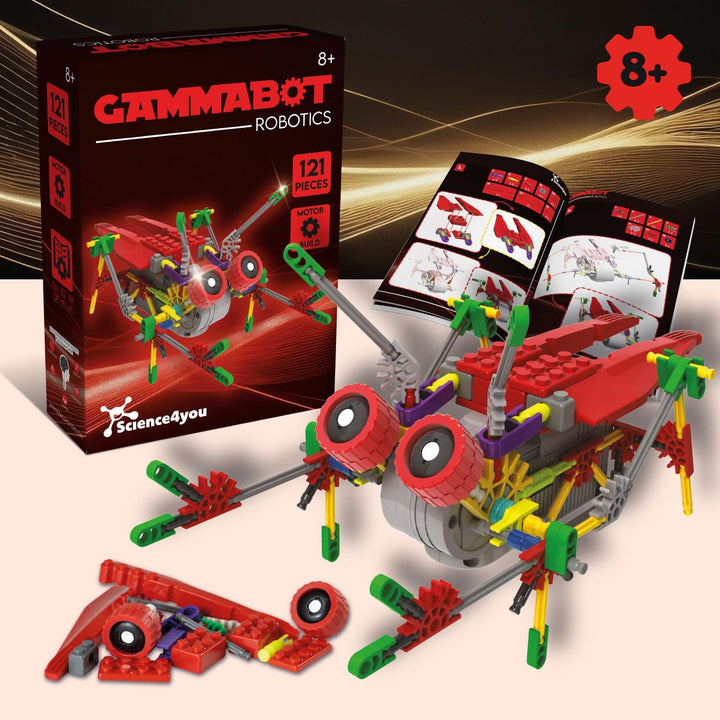 Science4you Robotics Gammabot - Roboterbaukasten für Kinder, Bauen Sie Ihren eigenen laufenden Robot