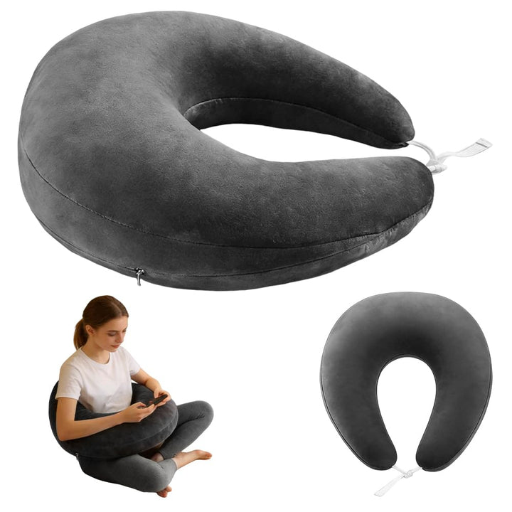 Strickkissen, Tragbares Gaming Kissen Lesekissen mit Verstellbarem Verschluss, Ergonomisches Reading