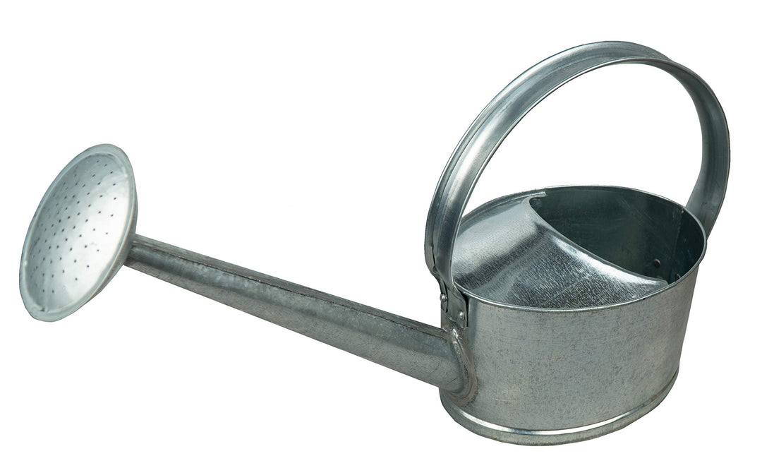 HRB Zinkgiesskanne 10 L, Giesskanne feuerverzinkt, langlebige Metallgiesskanne für den Innen- und Au