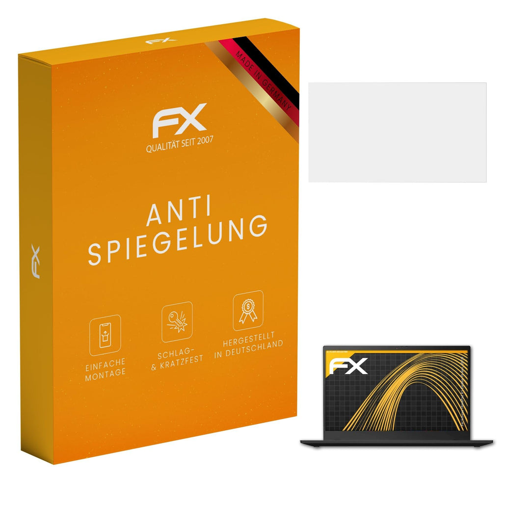atFoliX Displayfolie kompatibel mit Lenovo ThinkPad X1 Carbon 7h Gen. 2019 Schutzfolie, entspiegelnd