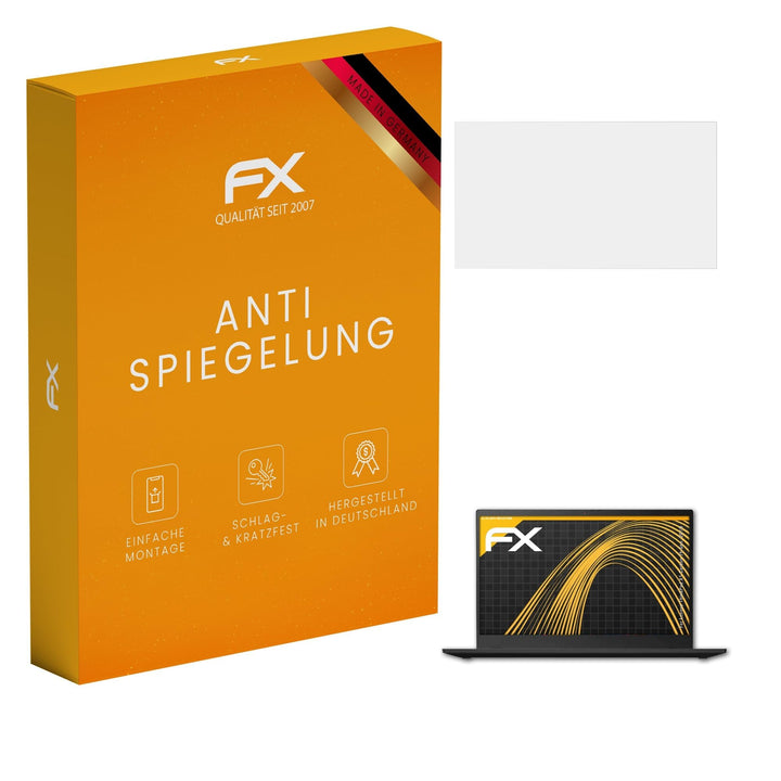 atFoliX Displayfolie kompatibel mit Lenovo ThinkPad X1 Carbon 7h Gen. 2019 Schutzfolie, entspiegelnd