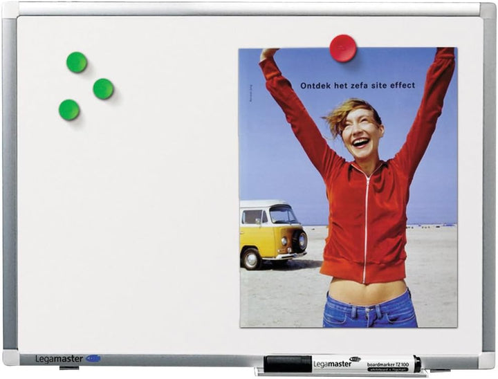 Legamaster 7-101048 Whiteboard Premium Plus, e3-Emaille, 100 x 75 cm, 100 x 75 cm