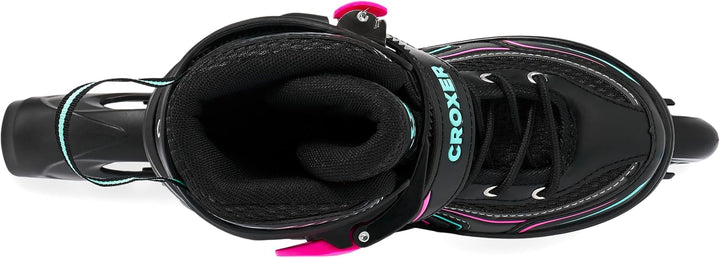 3in1 Inline Skates Inliner Triskates Rollschuhe Optima Black/Mint verstellbar 39-42 (24cm-26,5cm) Mi
