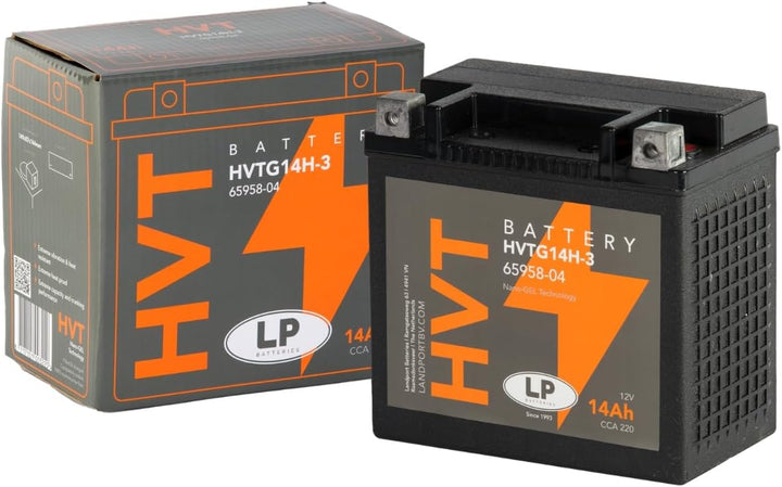 Landport Motorradbatterie Gel GHD14H-3 (YHD14HL-BS) 12v 14ah CCA 220A