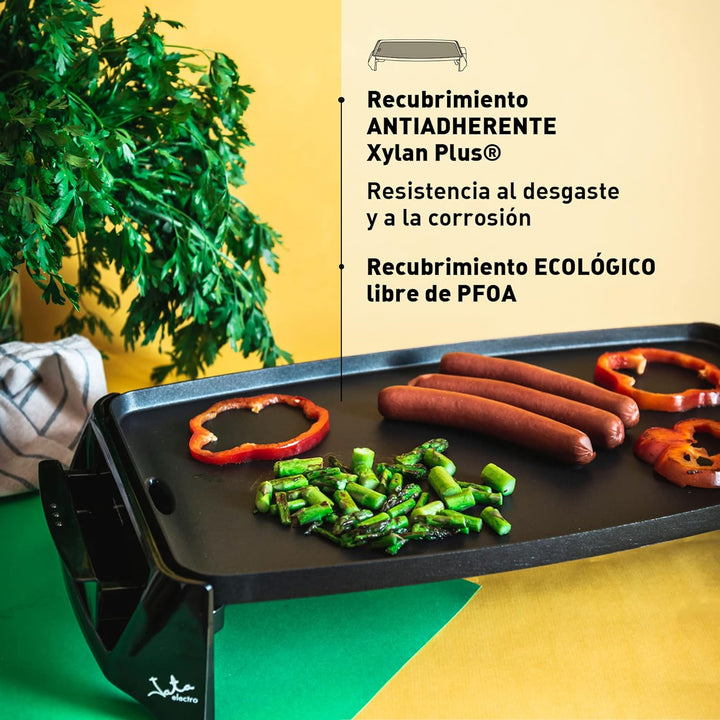 Jata Gr195 Elektrischer Tischgrill, Antihaftbeschichtung, 2.200 W,