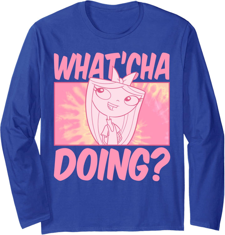 Disney Phineas And Ferb Whatcha Doing Langarmshirt