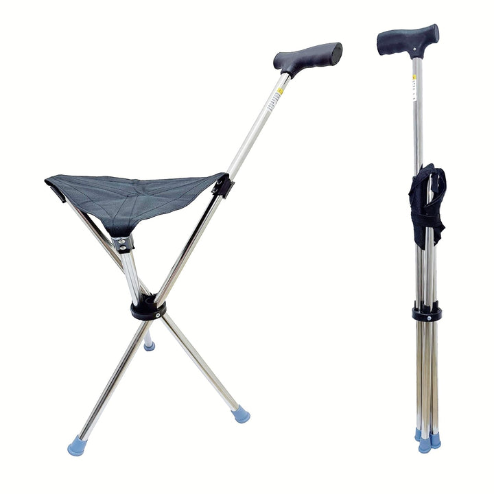 Spazierstock und tragbarer hocker, der 200 pfund unterstützt und nur Zwei pfund wiegt und für männer