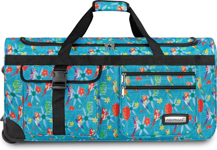 normani Stabile Reisetasche Trolley Big Size XL 80-150 Liter mit 2 Rollen –Robust und wasserabweisen