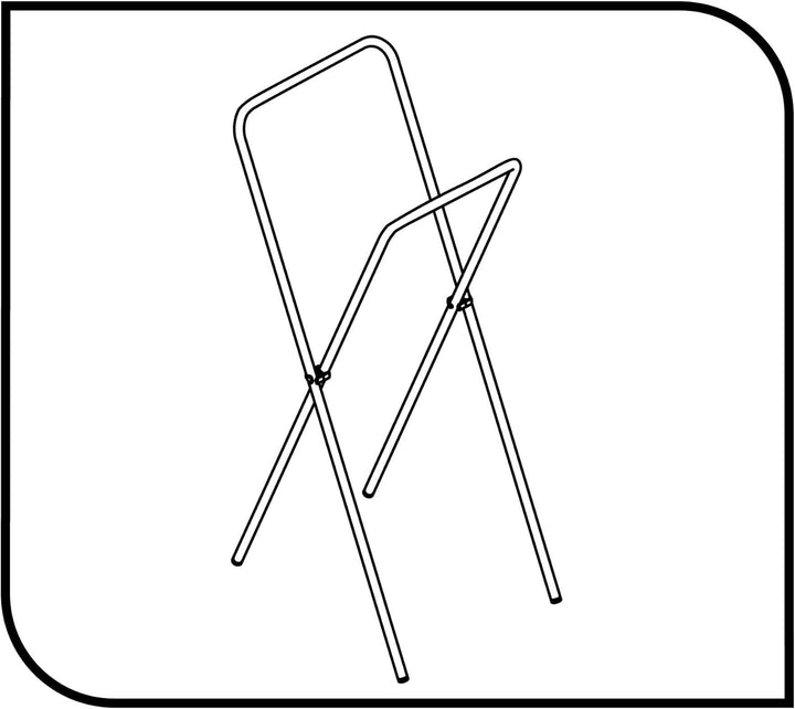 Vileda Gimi Nature Plus 2 Müllsackständer, Rahmen aus Stahl, Tasche: Polyester