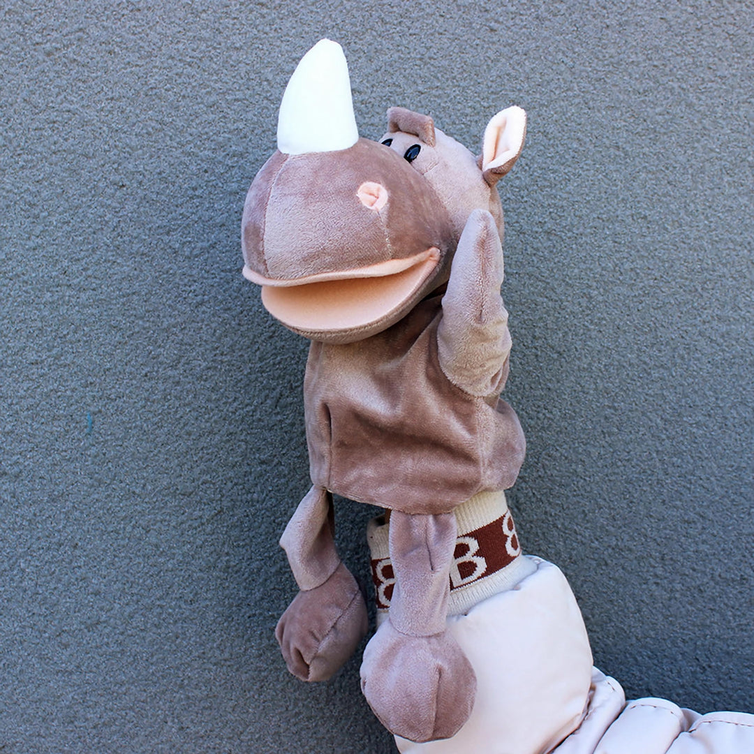 Tier-Handpuppen für Kinder, Kleinkinder, inklusive Wolf, Tiger, Löwe, Affe mit Beinen, perfekt für G