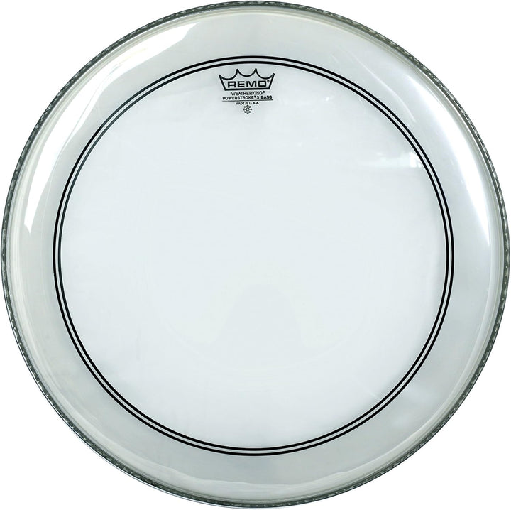 Remo P3-1320-C2 Bass-drum Powerstroke 3 Clear 50,8 cm (20 zoll) farblos 20", 20"