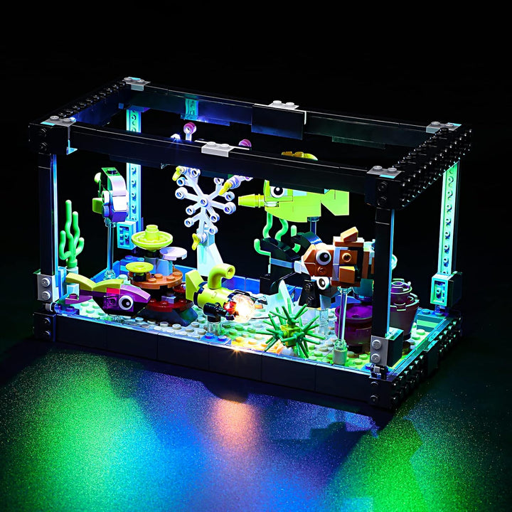 YEABRICKS LED Licht für Lego-31122 Creator 3-in-1 Fish Tank Bausteine Modell (Lego Set Nicht enthalt