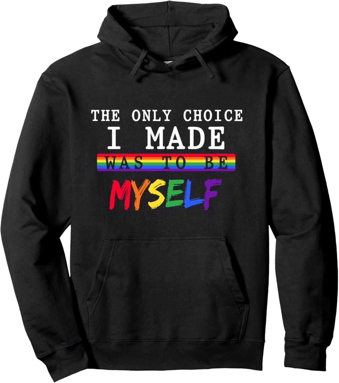 Coming Out Regenbogen LGBTQIA Pride Month CSD LGBT Pullover Hoodie