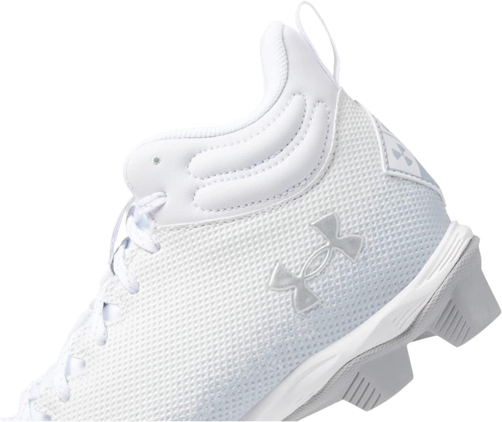 Under Armour Glyde Rm Damen Softball-Schuh 41 EU White White Metallic Silver, 41 EU White White Meta