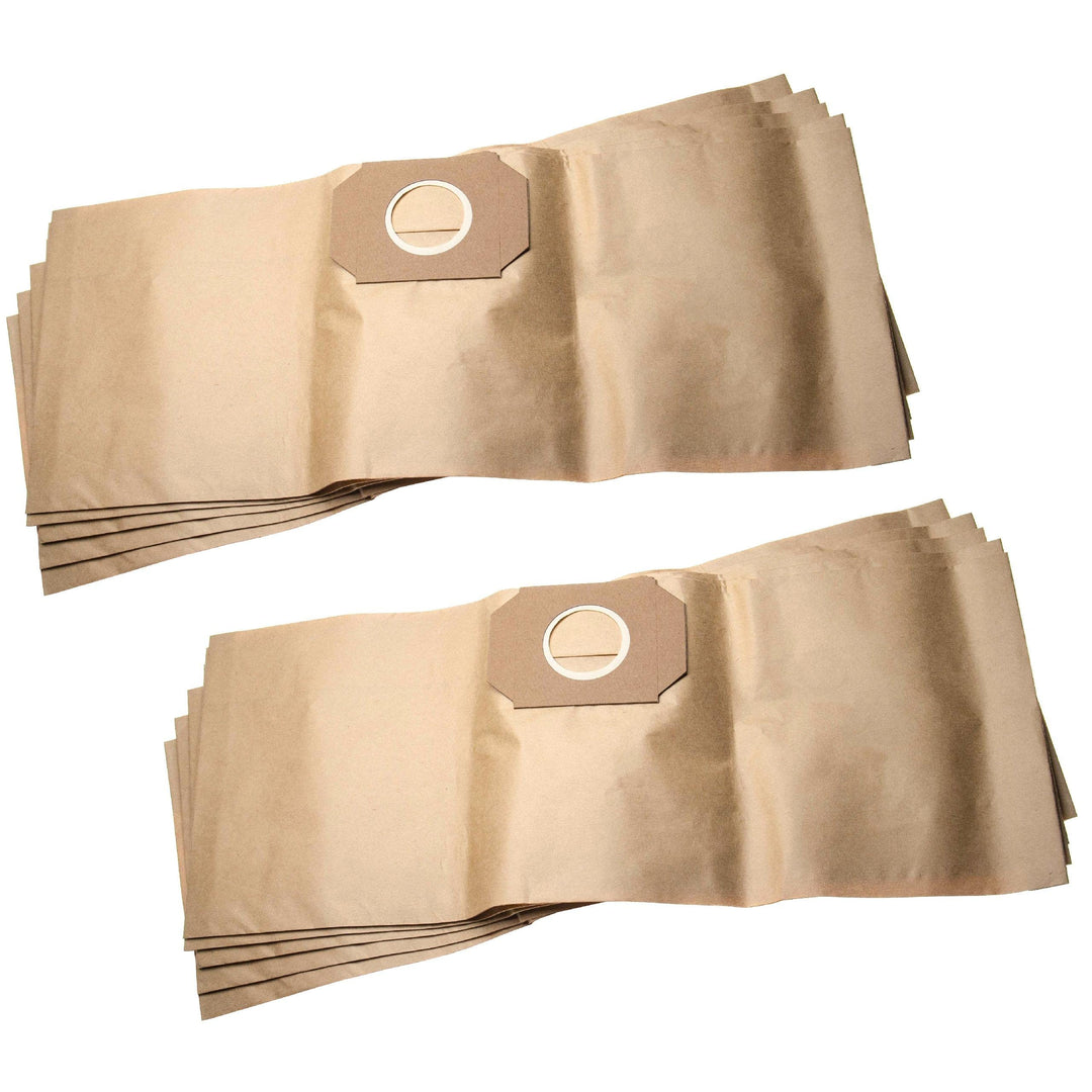 vhbw 10x Staubsaugerbeutel Ersatz für Thomas 200, 787 100, 787100 für Staubsauger - Papier, 61,3cm x