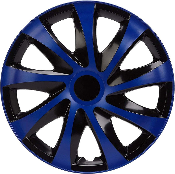 NRM KO249 Radzierblende Draco CS, Schwarz/Blau, 13 Zoll, 4er Set 13" Zoll, 13" Zoll