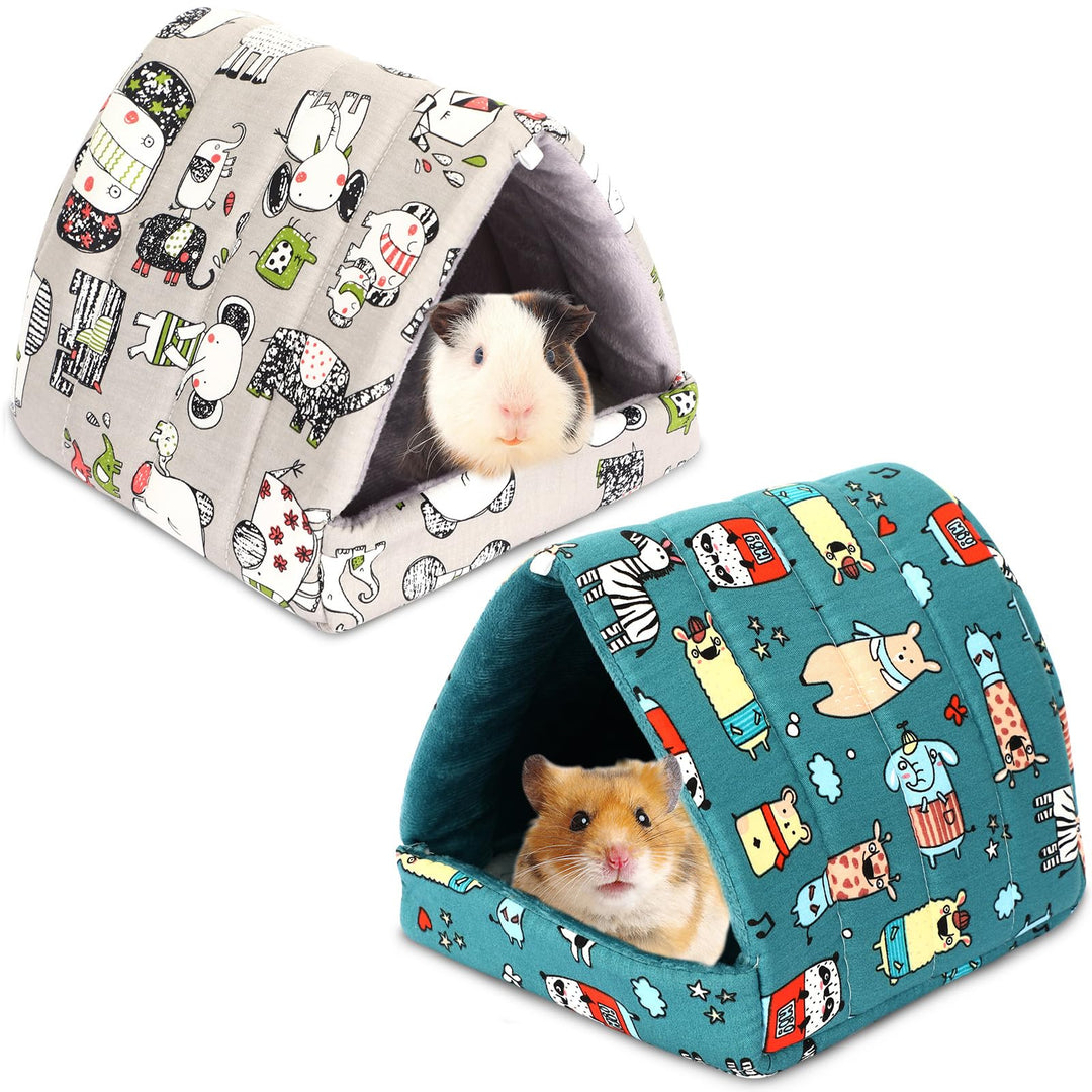 UPINS Meerschweinchenbett, Meerschweinchenversteck für Kleintiere, waschbar, für Zwergkaninchen, Chi