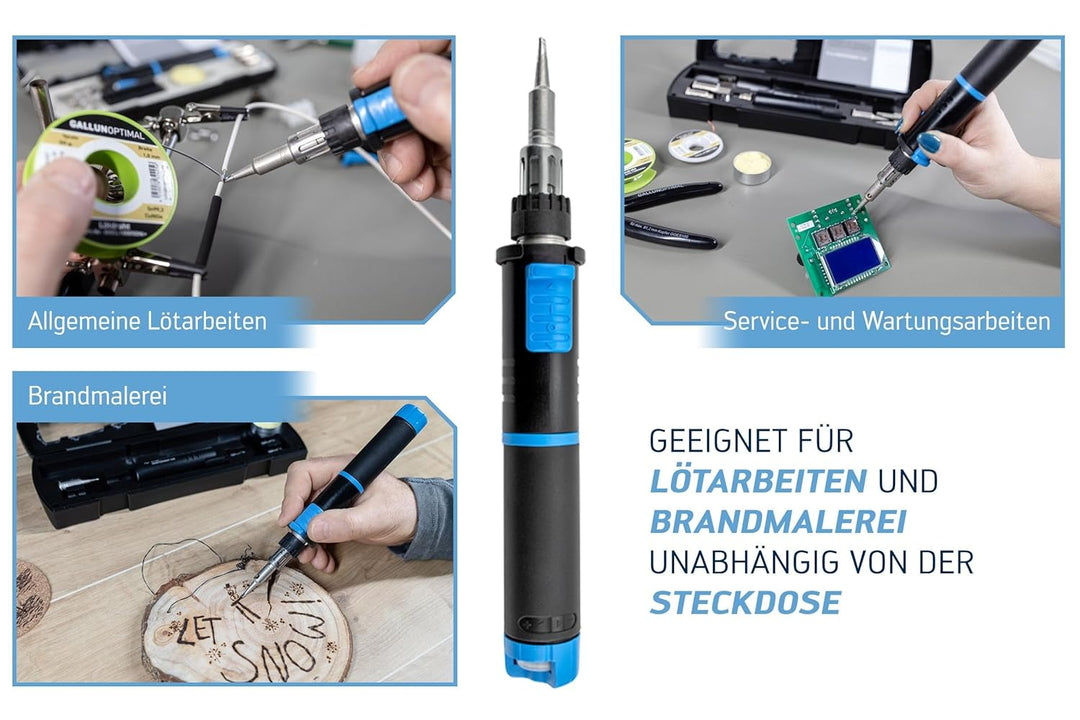 ERSA Independent 0G070KN Gaslötkolben 75W Spitzentemperatur bis 580 °C inkl. 2,4 mm Lötspitze meisse