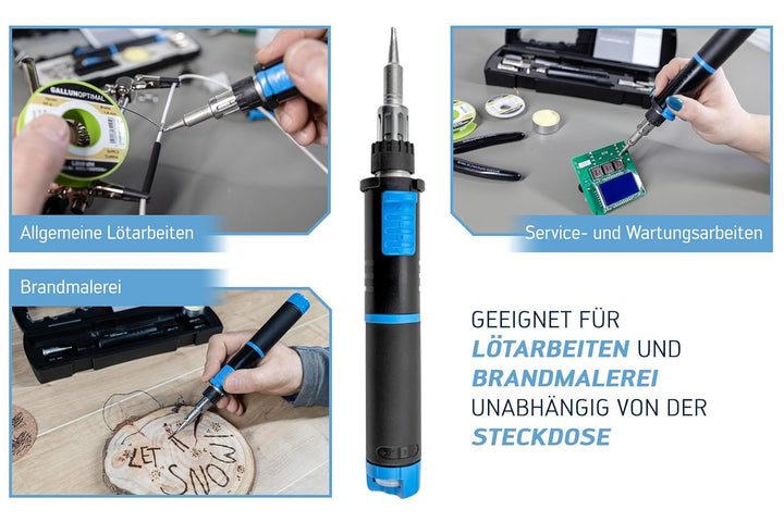 ERSA Independent 0G070KN Gaslötkolben 75W Spitzentemperatur bis 580 °C inkl. 2,4 mm Lötspitze meisse