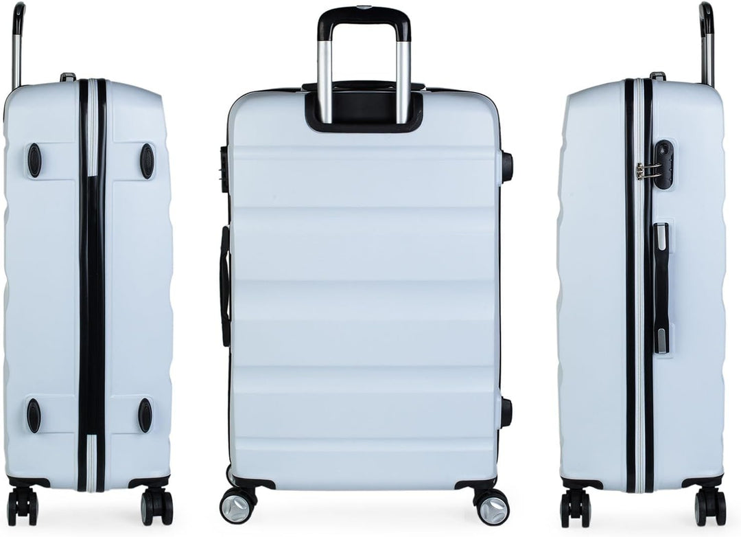 ITACA Elba Basic, 2 Koffer M/L Weiss, Weiss