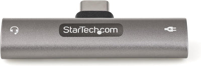 StarTech.com USB-C Audio- und Ladeadapter - USB-C-Audio Adapter mit 3,5-mm TRRS Kopfhörer-/Headset B