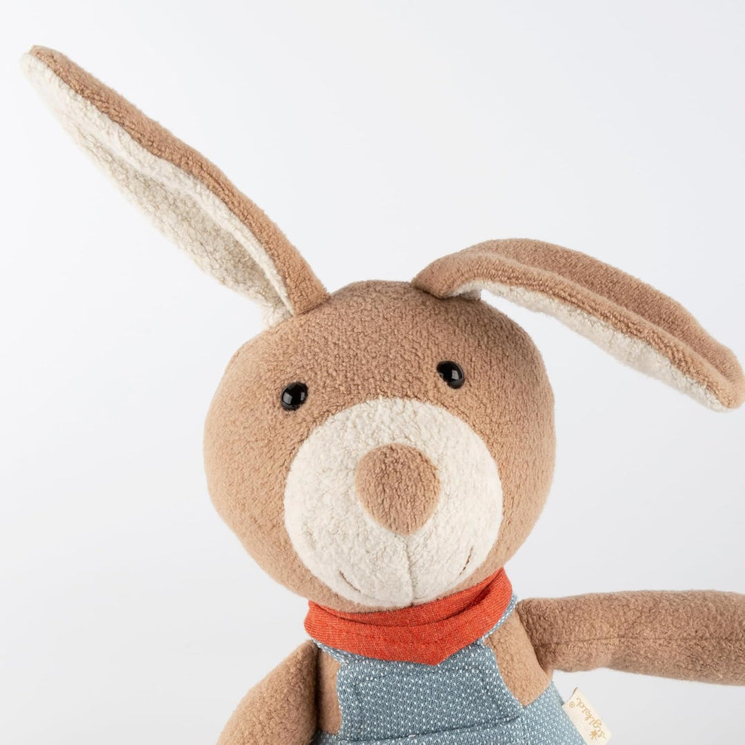 sigikid Kuscheltier Latzhosen Hase, rot Sweety Plüschtier, 30, Rot